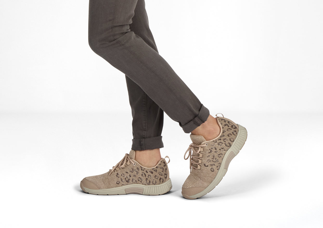 Coral - Beige Leopard