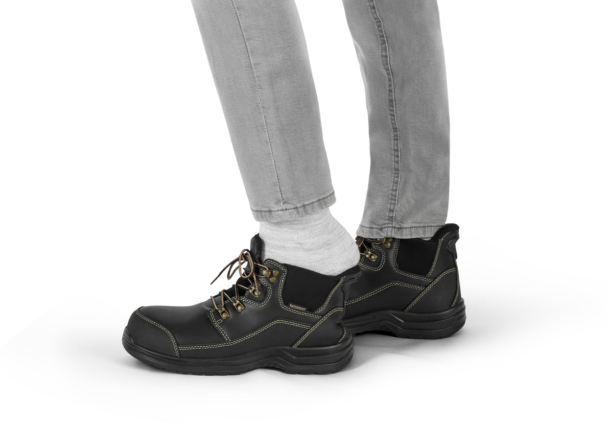 Graphite Hands-Free Work Boots - Black