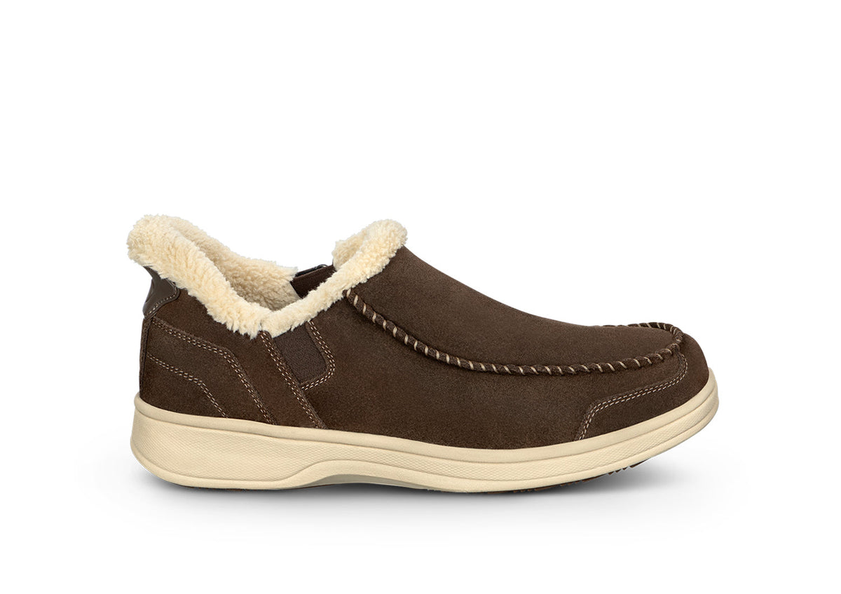 Men's Vito Hands-Free Orthopedic Slippers in Loden – Orthofeet® Canada